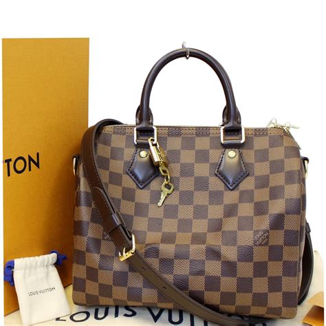 louis vuitton speedy 25 bandouliere damier ebene|louis vuitton speedy 25 empreinte.